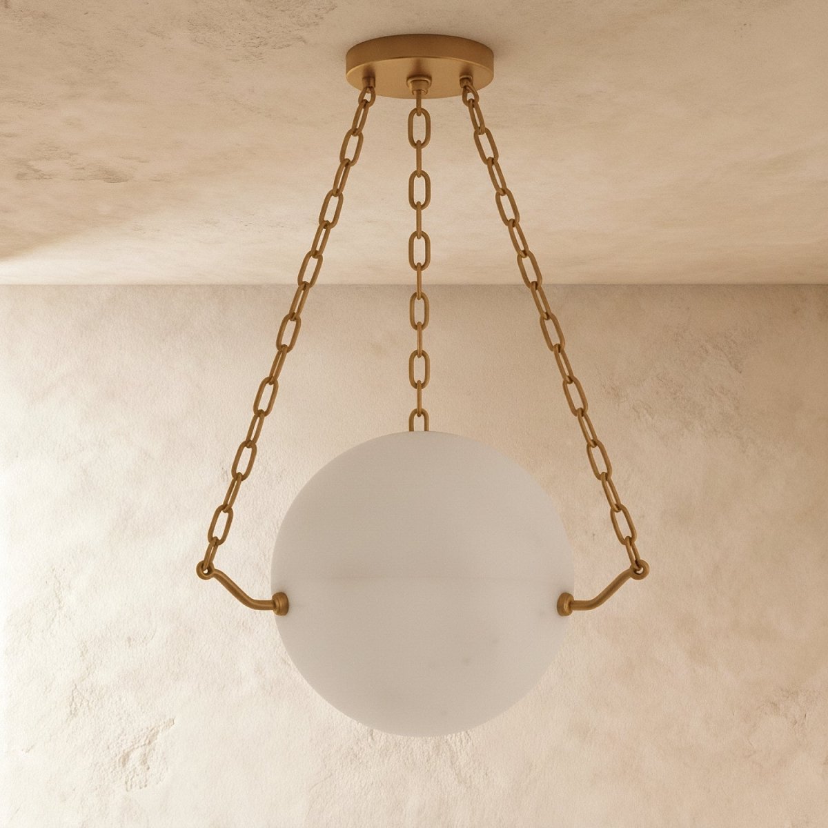 Lowell Alabaster Globe Pendant