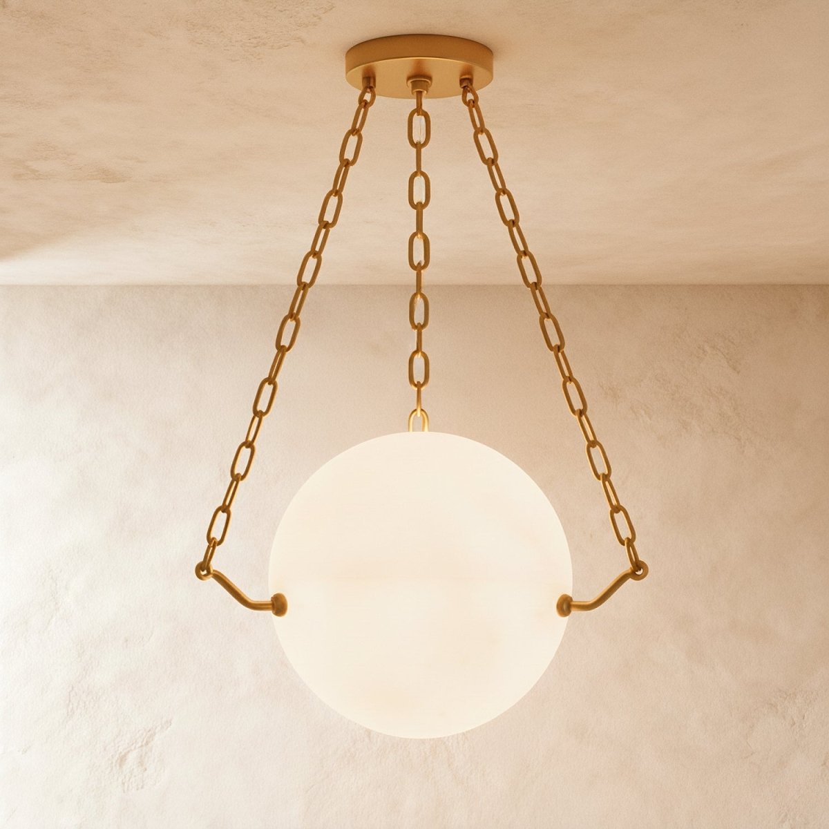 Lowell Alabaster Globe Pendant