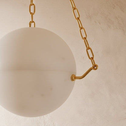 Lowell Alabaster Globe Pendant