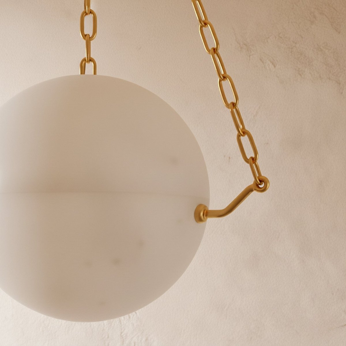 Lowell Alabaster Globe Pendant