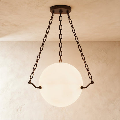 Lowell Alabaster Globe Pendant