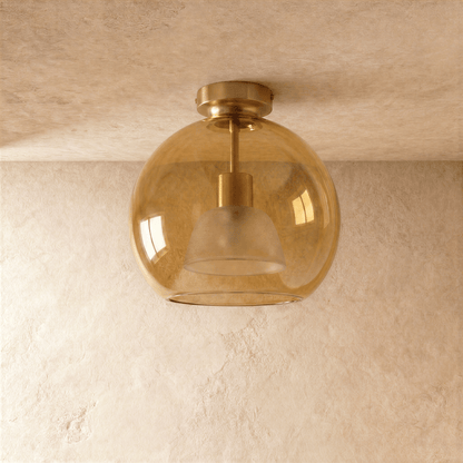 Pascoe Glass Semi-Flush Mount
