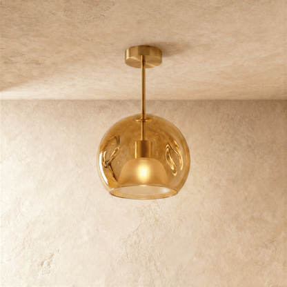 Pascoe Glass Semi-Flush Mount