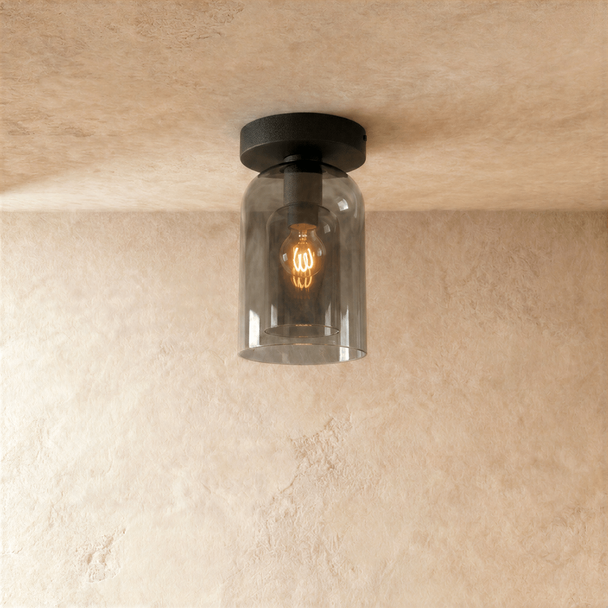Pascoe Glass Semi-Flush Mount