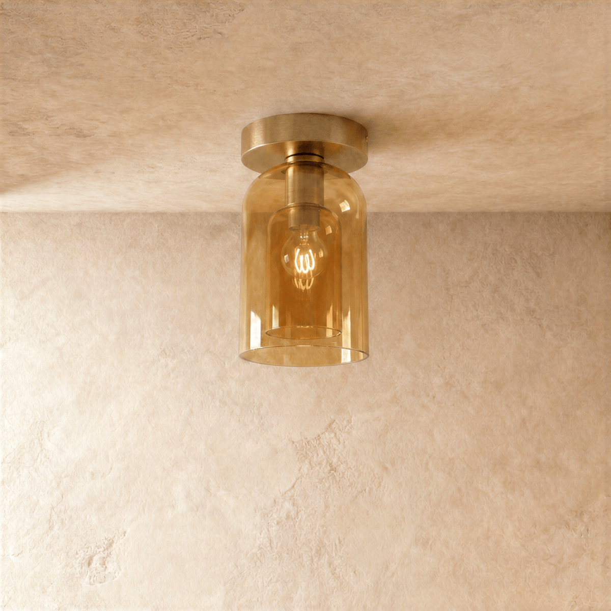 Pascoe Glass Semi-Flush Mount