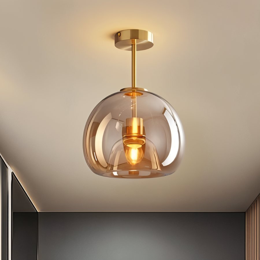Pascoe Glass Semi-Flush Mount