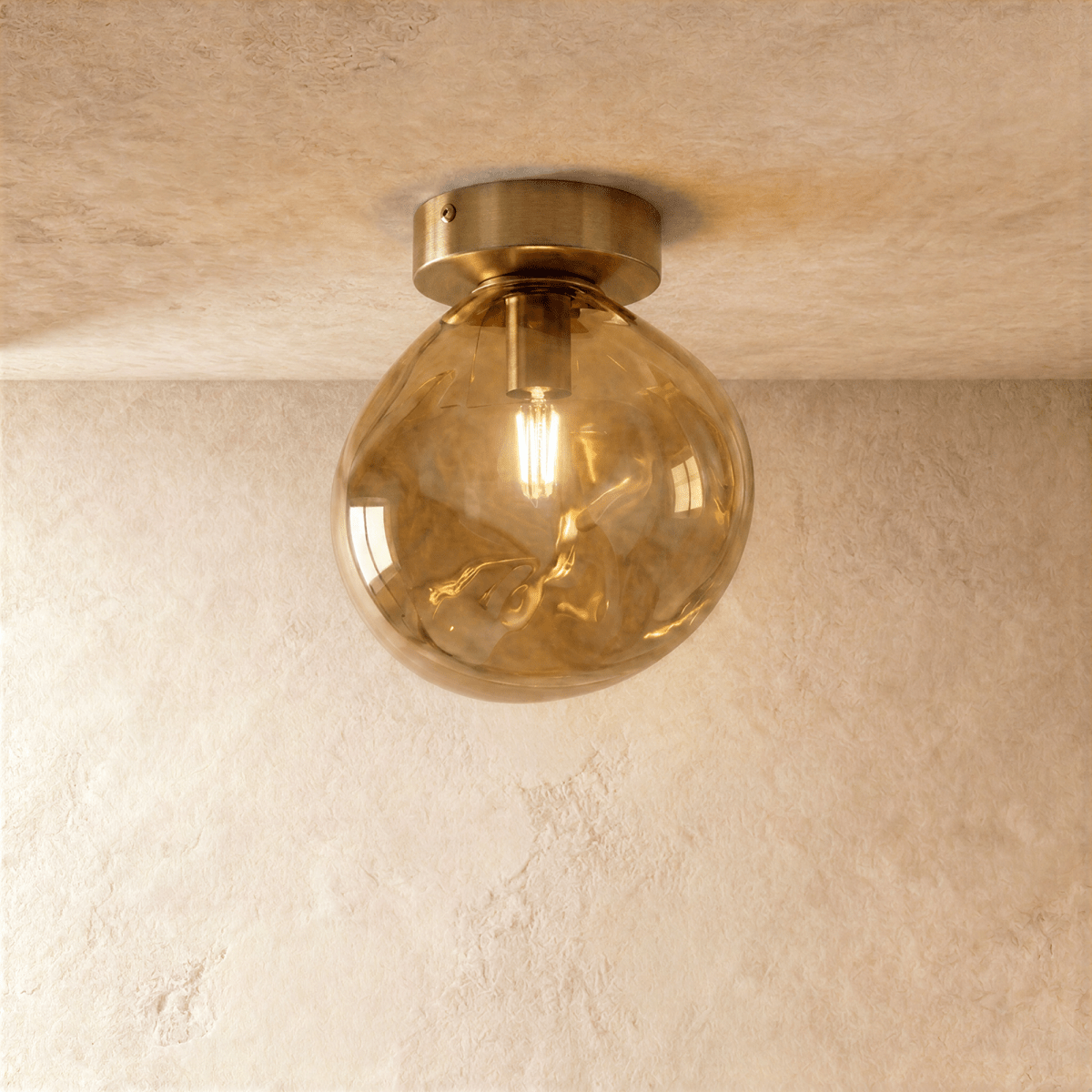 Pascoe Glass Semi-Flush Mount