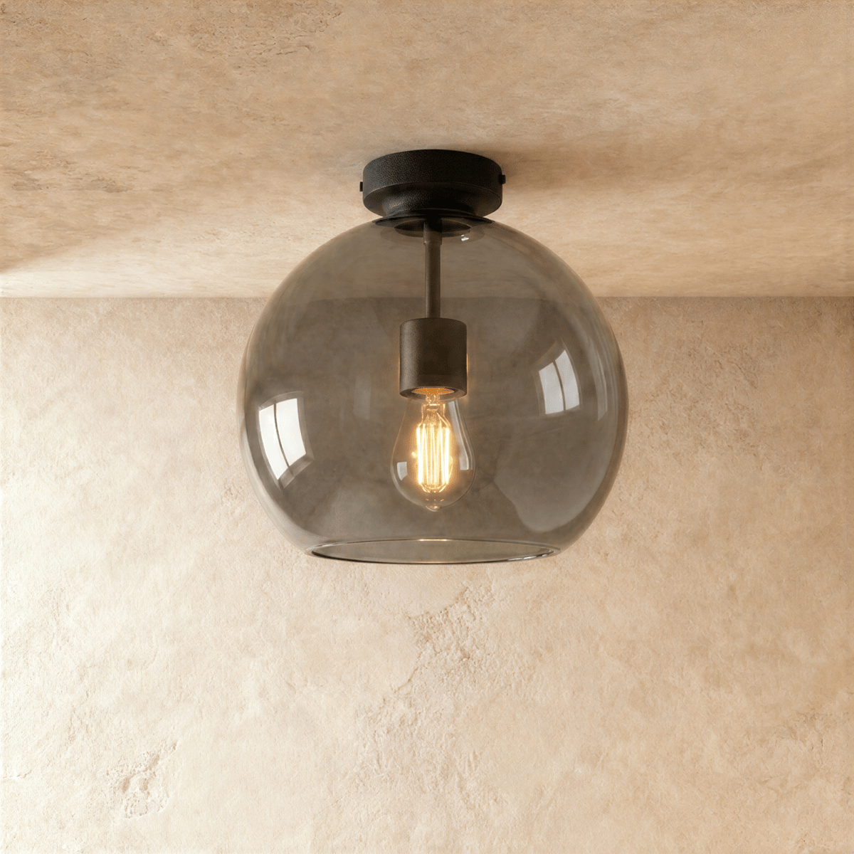 Pascoe Glass Semi-Flush Mount