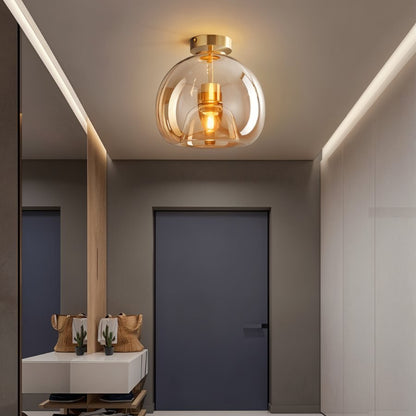Pascoe Glass Semi-Flush Mount