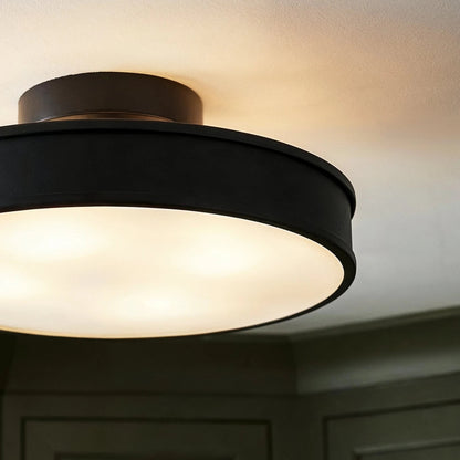 Mabry Drum Flush Mount