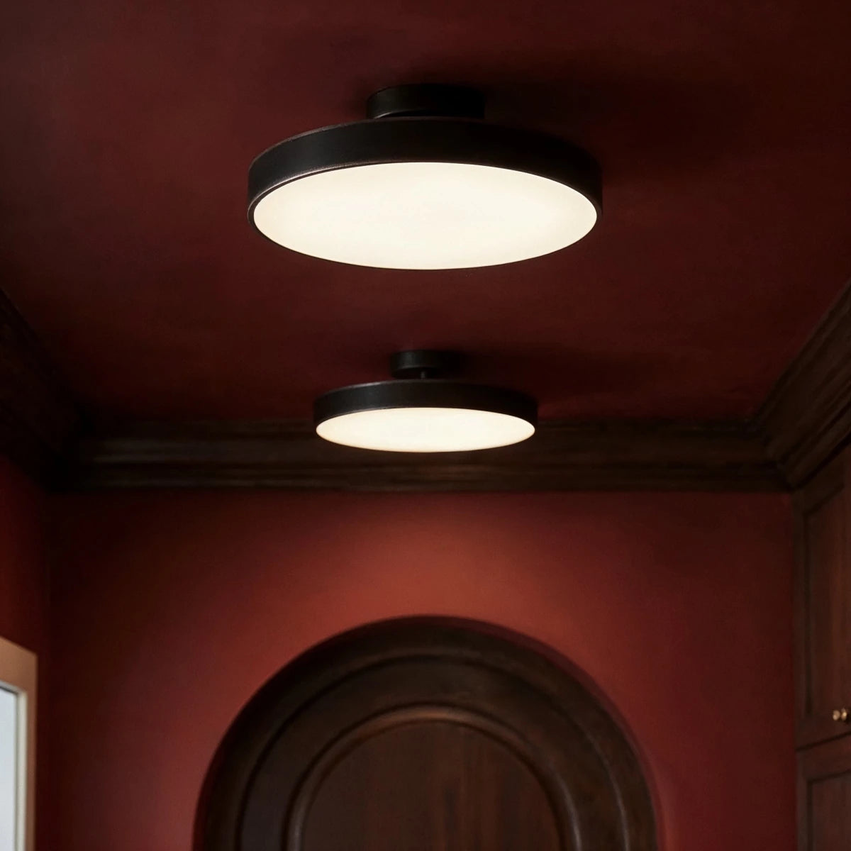 Mabry Drum Flush Mount