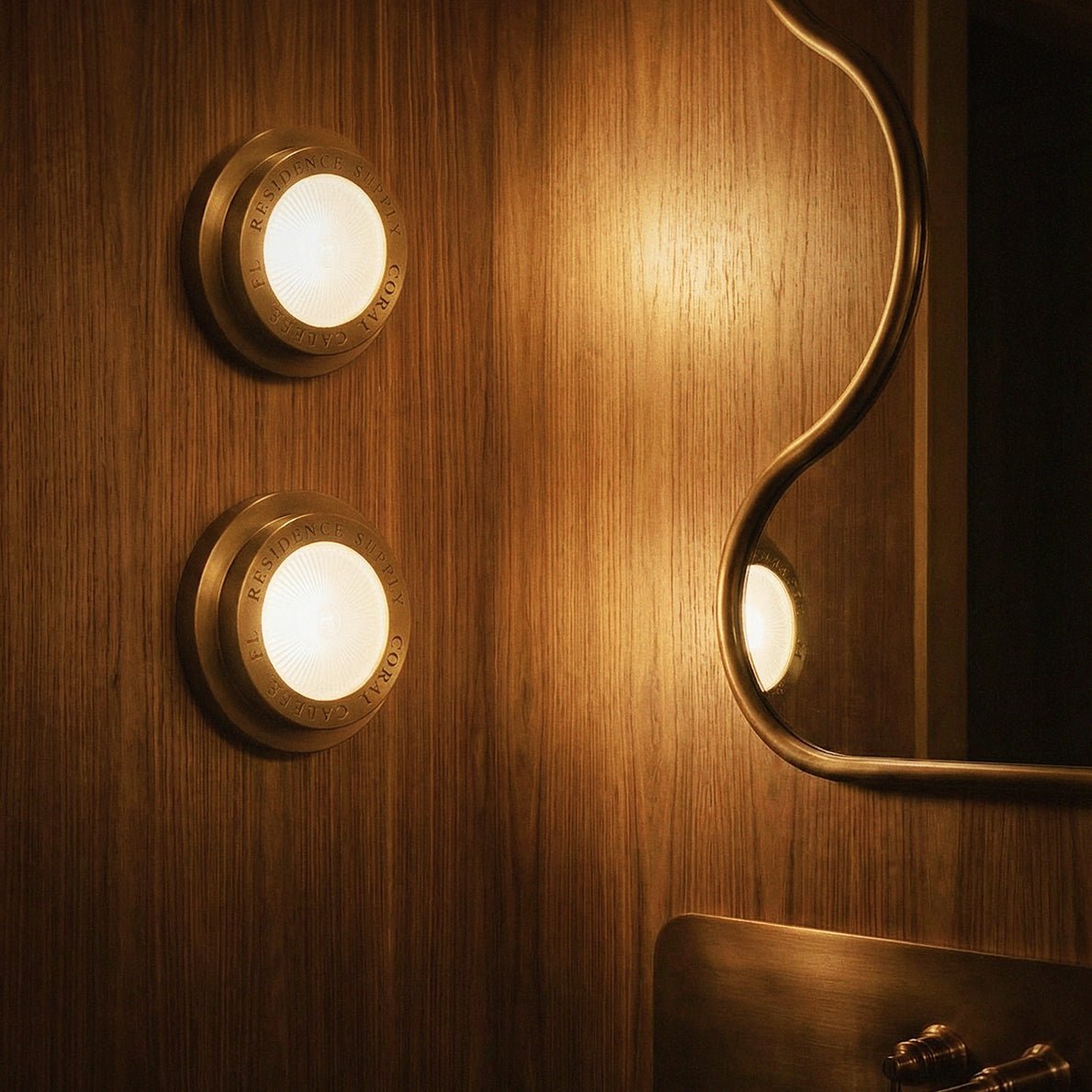 Porter Brass Flush Mount