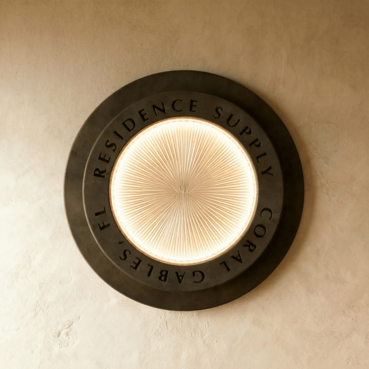 Porter Brass Flush Mount