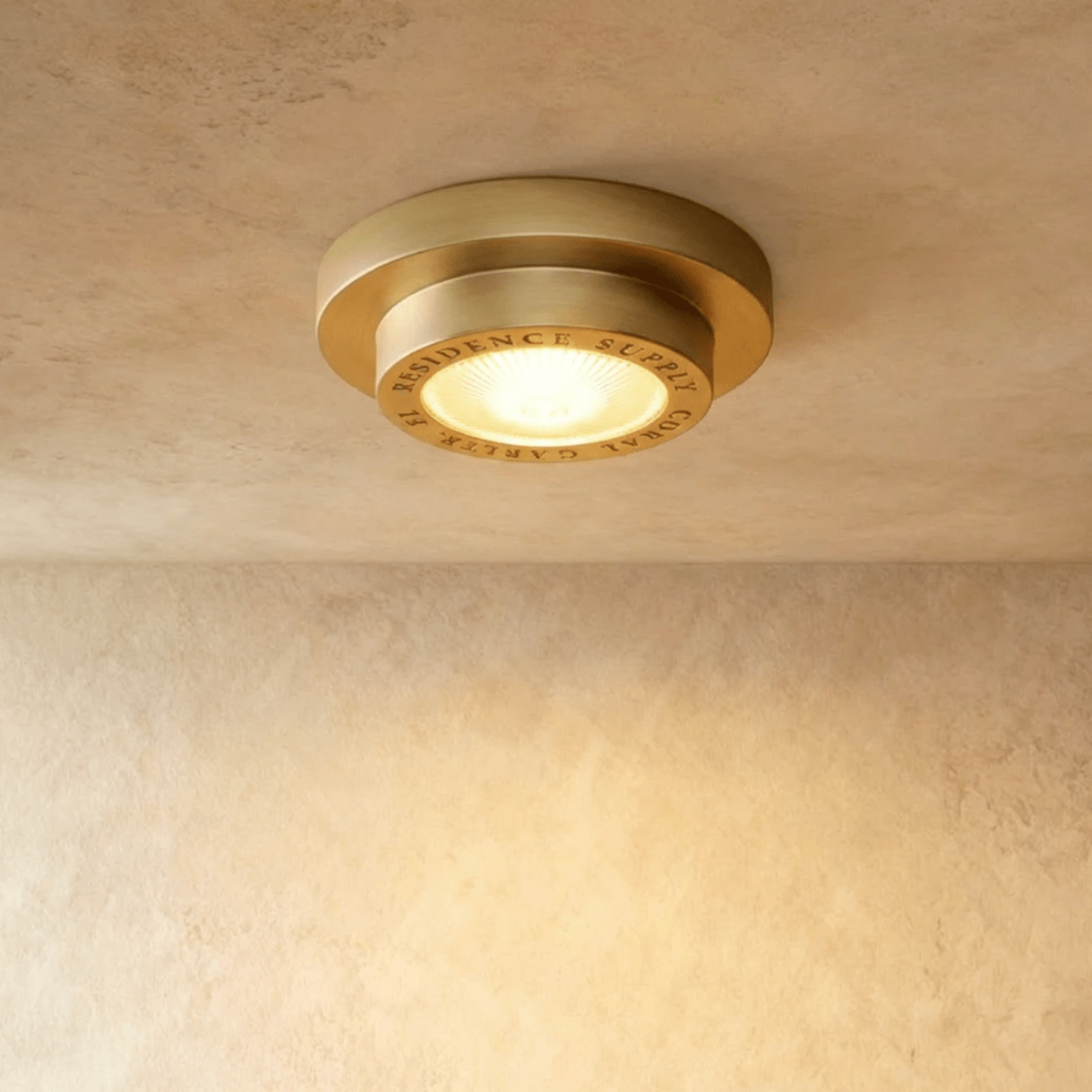 Porter Brass Flush Mount