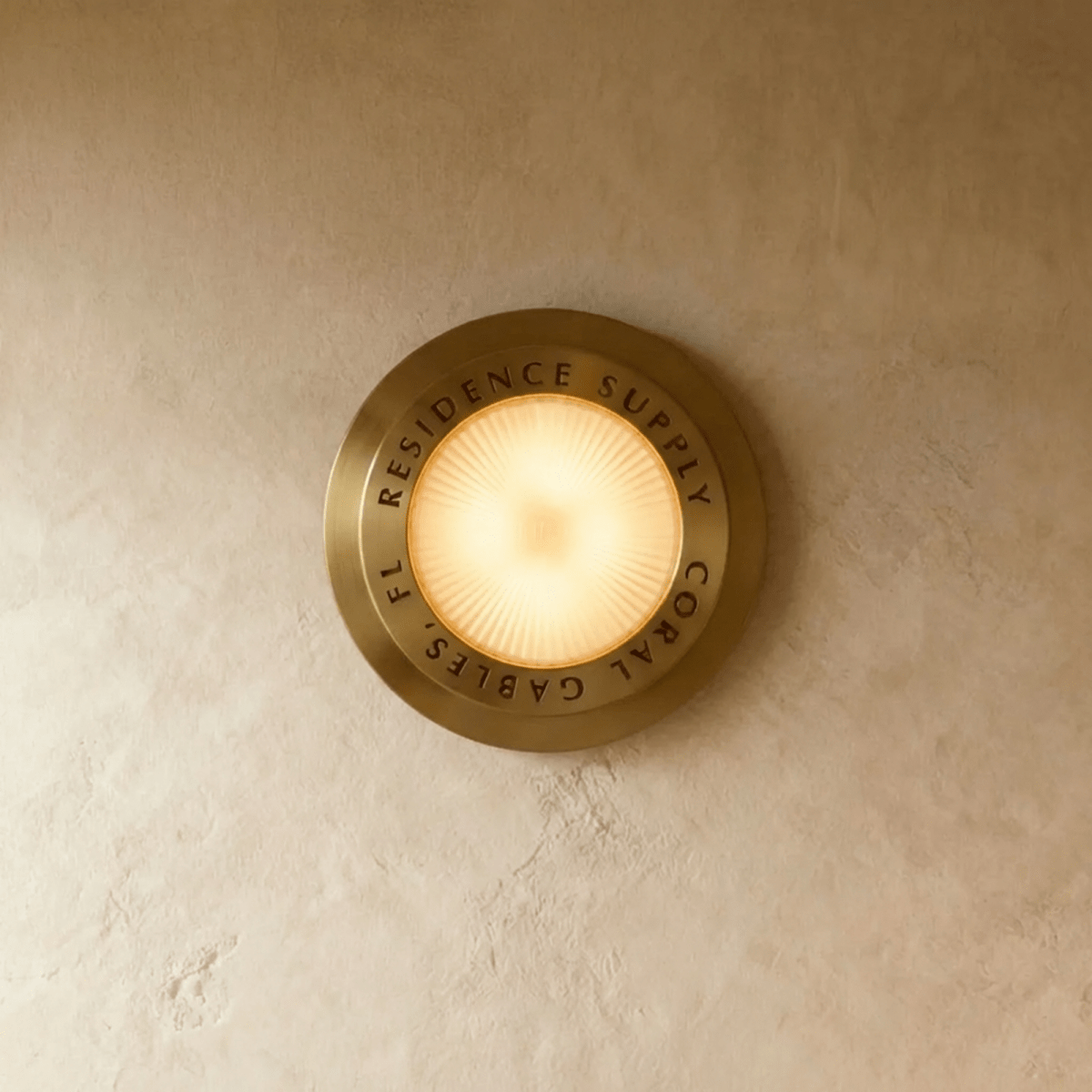 Porter Brass Flush Mount