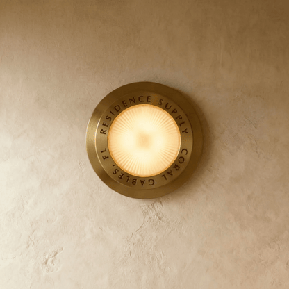 Porter Brass Flush Mount