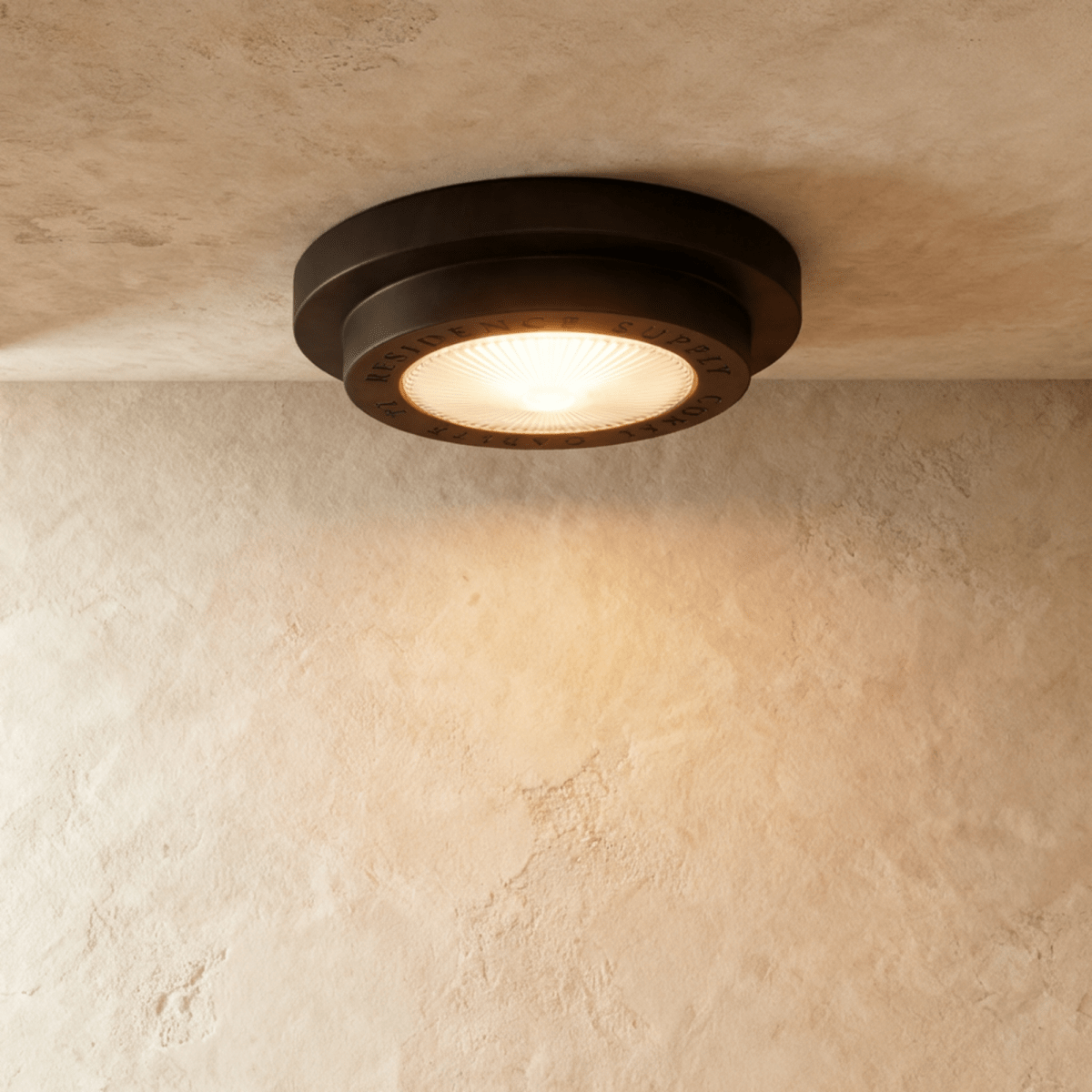 Porter Brass Flush Mount