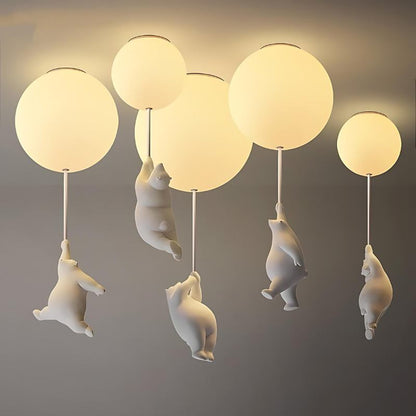 Pippin Globe Flush Mount