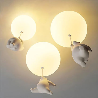 Pippin Globe Flush Mount